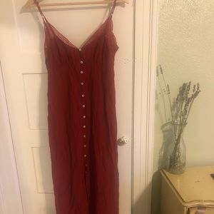 LOVESTITCH Romantic Lace Maxi Dress Sz S